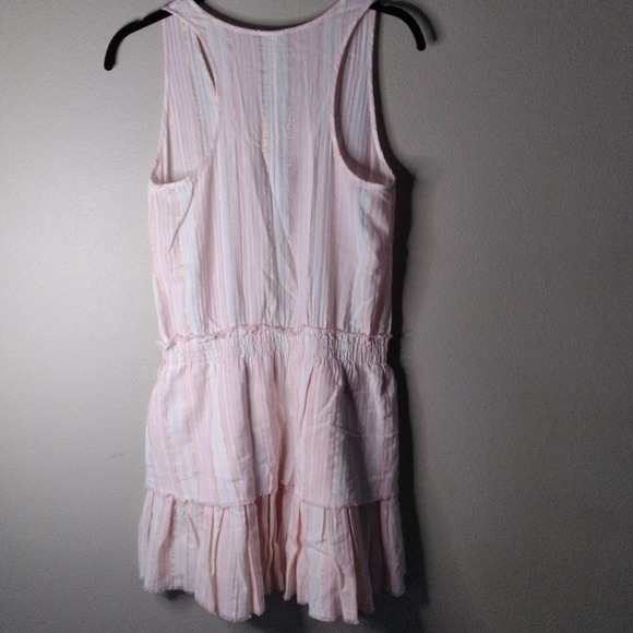 TRUE Craft Striped Tiered Ruffle Dress sz XS - Picture 5 of 8